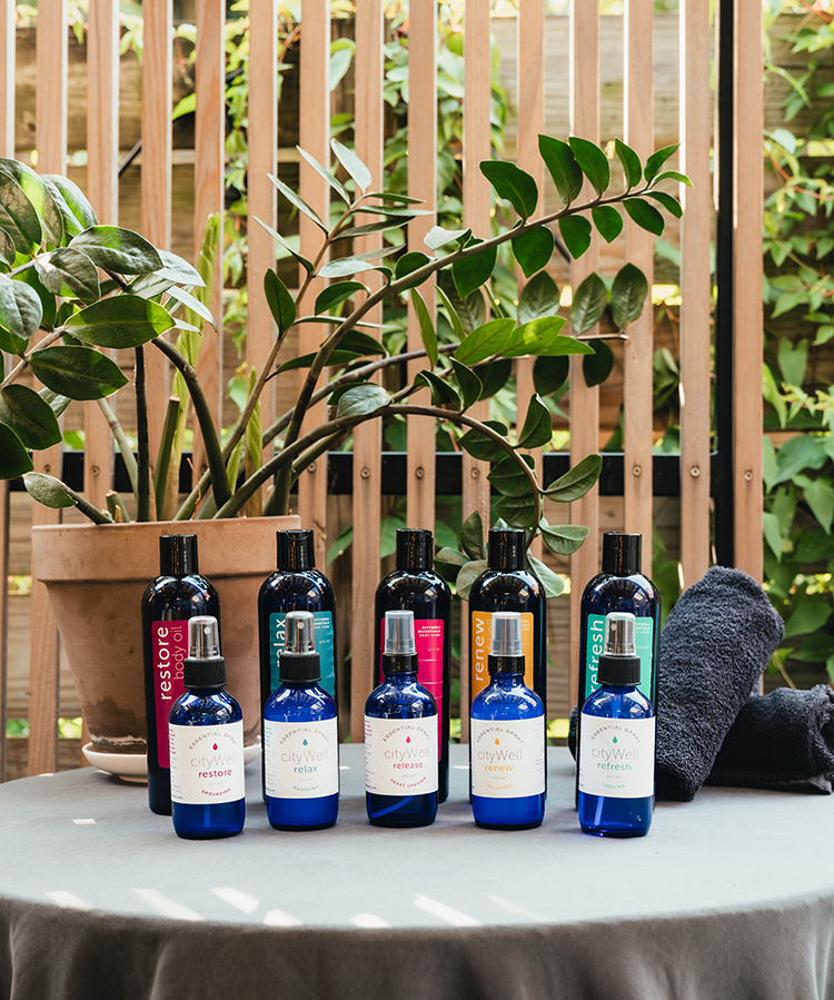 photo of custom aromatherapy from cityWell brooklyn