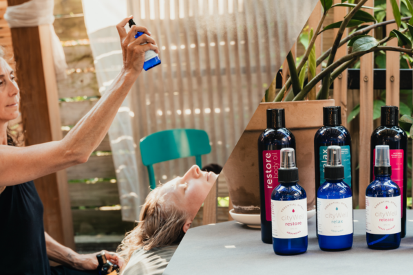 Aromatherapy massage session at cityWell brooklyn with customized essential oils in Gowanus, brooklyn